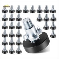 30-Piece Furniture Feet Pads Black Plastic Furniture Legs Adjustable Leveling Feet Table Feet Furnit