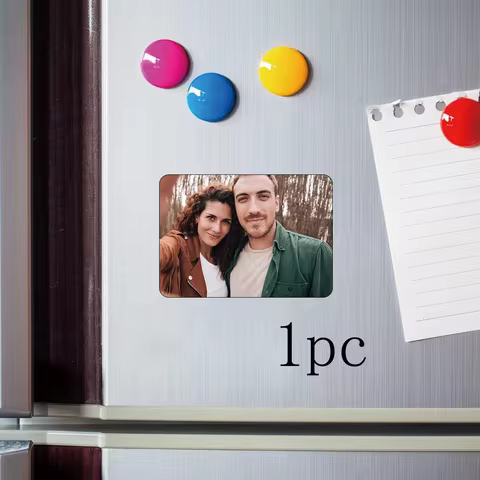1/3/5pc rectangle Custom Photo Magnet Refrigerator Door Magnet Custom Picture Fridge Sticker magneti