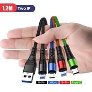 ECILY 4 trong 1 sạc loại C USB cáp cho i-Phone 13 12 11 Pro 3in1 2in 1 Cáp sạc USB Micro USB cáp cho