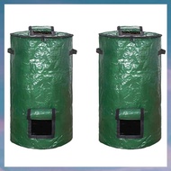 (XCTS) 2X Compost Bin Bag Fermentation Sealable Compost Bucket Garden Leaf Waste Compost Bag