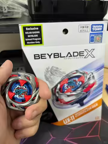 Takara Tomy Beyblade X Impact Drake 9 60LR Ux 11 Starter Xtreme Gear Sports Spinning Battle Top With