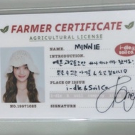 Idle photocard minnie seasons grettings 2026 official photocard kpop