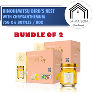 [Bundle of 2] Kinohimitsu Bird's Nest with chrysanthemum