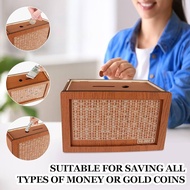 Wooden Cash Saver Money Box Coin Counter Piggy Bank Wood Money Bank With Saving Goal And Numbers To 