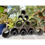 Hollow tube ceramic caves of all sizes for shrimp, pleco, Crayfish, cory