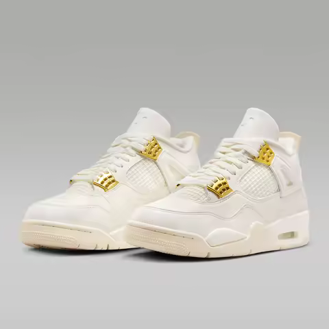 Nike Authentic Air Jordan 4 Retro Retro Women's Sports Shoes AQ9129-170