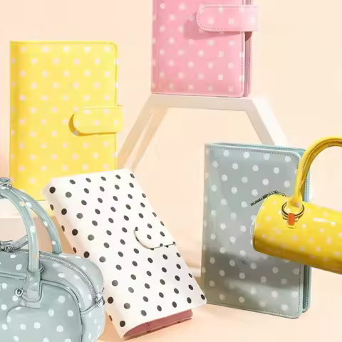 A6 Dotted Finance Planner: Refillable Budget Binder with Expense Tracking & Savings Goals