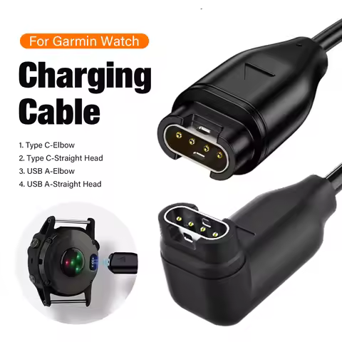 Charger for Garmin Forerunner 45 55 245 255 265 745 945 955 965,Vivoactive 3 4S, Venu 2 Plus,Fenix 8