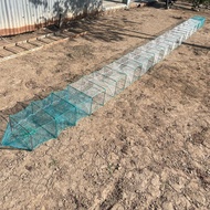 Bagua rope trap with 29 frames, 8m long, placed on rivers, shrimp ponds, fields... or frog traps... 