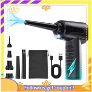 【W】Car Vacuum Cleaner Air Blower for Keyboard Handheld Portable Multifunctional Blower and Vacuum Cl