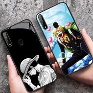 YS-74 monkey D Luffy HD Glass Casing for Oppo A3X A3i A40 Realme C53 C31 C35 GT 6 Narzo N53 50A Prim