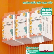 Kinh Bac lotus wall-mounted toilet paper, box of 10 colorful packs made from pure wood pulp, 1280 th