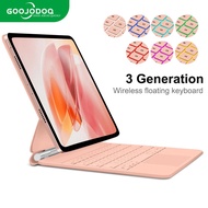 [🇹🇭Stock &amp; COD] GOOJODOQ สำหรับ Apple iPad Magic Keyboard สำหรับ iPad Pro 11 Pro 12.9 Air 5 Air 4 10th iPad 2018-2023 Floating Design Trackpad Backlit Bluetooth Keyboard