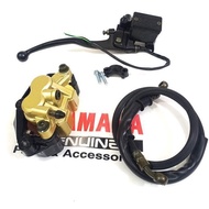 3 ITEMS RX KING NEW CALIPER + HOSE + BRAKE MASTER SET FRONT YAMAHA FG Original