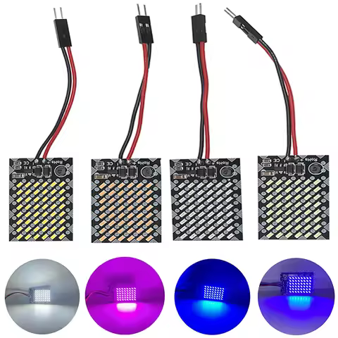 12V/24V Truck Interior Panel Light T10 Festoon BA9S Reading Lamp Plate Light 9 48 SMD 2835 LED Roof 