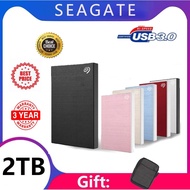 Seagate 2TB Backup Plus Slim Portable External Hard Disk Drive Aluminum