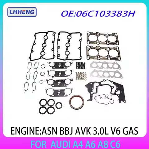 Engine Repair Kit FULL GASKET SET For AUDI A4 A6 A8 C6 ASN BBJ AVK 3.0L GAS V6 3.0 L T 06C103383H 06