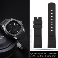 มิโด้ เอ็ม 049526 ผู้ชาย Watchband ยาง Arc ปาก 22 มม.ความหนาปานกลางหัวเข็มขัดอินเทอร์เฟซเหมาะสําหรับ