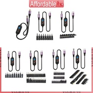 GLO Flexible Type C to DC5525 5521 Charging Cable, Ideal for Travel, Office & Home