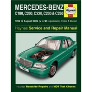Mercedes-Benz C-Class Petrol & Diesel (93-Aug 01) L to W reg by Haynes Publishing (UK edition, paper