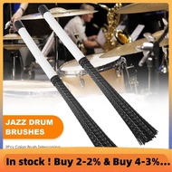 2Pcs Cajon Brush Telescoping Drum Brushes Nylon Sticks Percussion for Jazz Stick Drum Musical