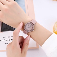[Home TopONE] Ladies Casual Belt Watch Digital Frosted Quartz Watch
