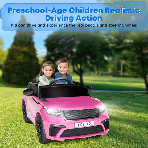 Ride on Cars For Kid 4-8, 12V Ride Electric Car For Kids With Parent Remote Control, MP3 Player, Roc