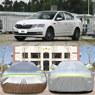 RONGLI | ผ้าคลุมรถยนต์กัน UV ทนน้ำ หิมะ และน้ำค้างแข็ง สำหรับ Skoda Octavia