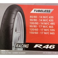 Corsa Platinum sport r46 racing compound tires Ring 14 17 80/80 90/80 100/80 120/60 150/60 tubeless 