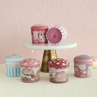 KY&amp; Full Moon Baby Birthday Cake Cartoon Wedding Candies Box Girl Heart Pink Tinplate Box Candy Box Wedding OYEB