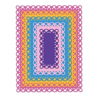 DIY5One Side Frame Metal Carbon Steel Knife Mold Paper Art Embossing Etching Cutting Knife Mold cutt