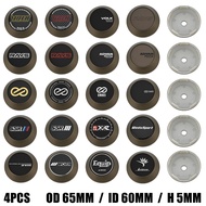 JDM Car Styling RAYS Sport Rim Cap 65mm Hub Cap WORK VS EQUIP Wheel Center Cap WEDSSPORT KRANZE ADVA