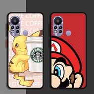 Infinix Hot 11S 12 Play 12i 11 Pro HOT11S Cute Casing Pikachu Stitch Mickey Mouse Protective Phone C