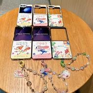 GANTUNGAN New Case Samsung Zflip Oppo Find FlipCartoon Characters Zootopia Movie Nick Judy With Chai