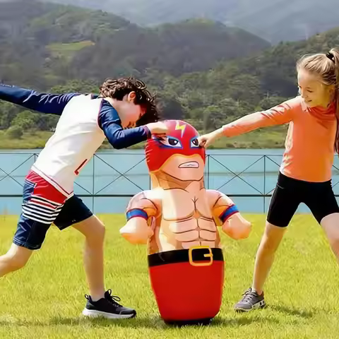Parent Child Toys Tumbler Boxing Inflatable Punching Bag Boys Games Sport Toys Christmas Birthday Gi