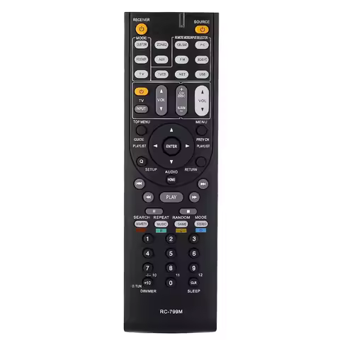 Remote Control RC‑799M Compatible with Onkyo Amplifiers HT‑R391, HT‑R558, HT‑S5500