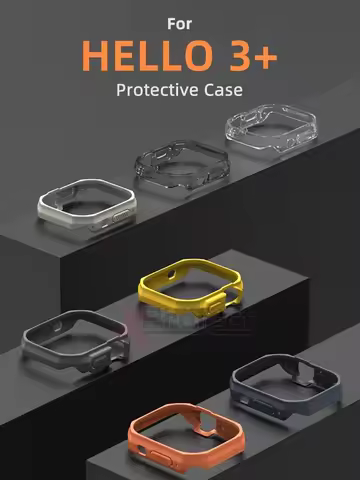 For Hello Watch 3 Plus Smart Watch Protective Case Transparent PC Starlight Smartwatch Waterproof Se