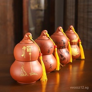 Purple Clay Sealed Jar Storage Jar Tea Jar Ceramic Large Household Pu'er Tea Flower Tea White Tea Lo