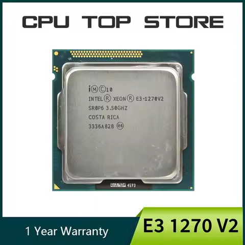 Intel Xeon E3 1270 V2 1270V2 3.5GHz LGA 1155 8MB Quad Core CPU Processor SR0P6