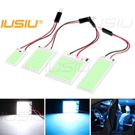 IUSIU T10 LED Dome for Vehicle License Plate Mounting BA9S T4W Dome Light T10 LED 194 168 W5W COB Re