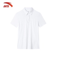 ANTA SS Nữ Training Áo Polo tay ngắn Short Sleeve Shirt Pickleball Training Badminton Tennis 1624C71