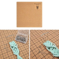 Crazy Double Sided Board Kit Handy Project Reversible Board Reusable Braiding Mat Weaving Board Ligh