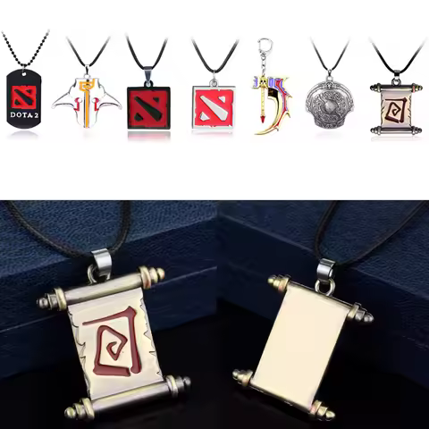 Game DOTA 2 Pendant Necklace DOTA2 Aegis of Champions Talisman of Evasion Aghanims Scepter Butterfly