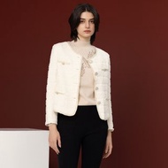 【Icare】金色滾邊紋理小香風外套(M-L) | 女小香風外套 西裝外套