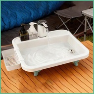 Portable Camping Sink Easy-Install Wide-Mouth Portable Handwashing Station for Yard BBQ Garden Park 
