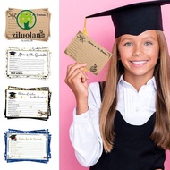 ZILUOLAN 8PCS Graduation Greeting Cards, Paper Advice for The Graduate Graduation Advice Cards, Phot