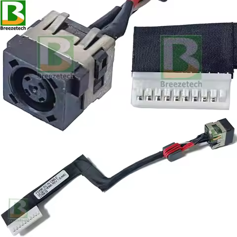 Genuine New Laptop DC Power Jack Socket Wire Cable Connector for Dell Precision 7550 7560 M7550 P93F