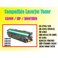 [Ready Stocks] 100% Brand * NEW * Compatible Laser Toner Cartridge HP CE278A/328/CB-435X/CE285X/CF24
