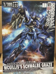 BANDAI IBO 1/100 FULL MECHANICS SCHWALBE GRAZE (MCGILLIS TYPE)