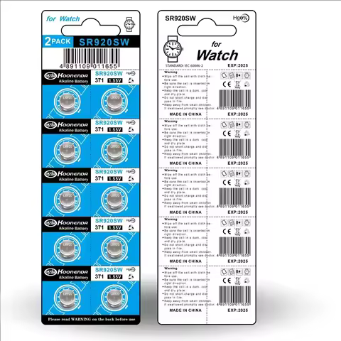 2-200PCS AG6 371 Button Batteries SR920SW LR920 SR927 171 370 L921 LR69 SR920 1.55V Battery For Watc
